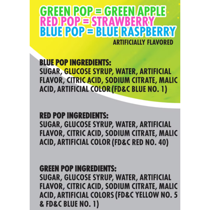 Sour Pacifier Pops - 12ct