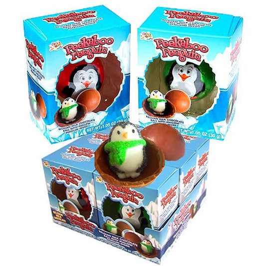Peek-a-Boo Penguin Candy - 6ct