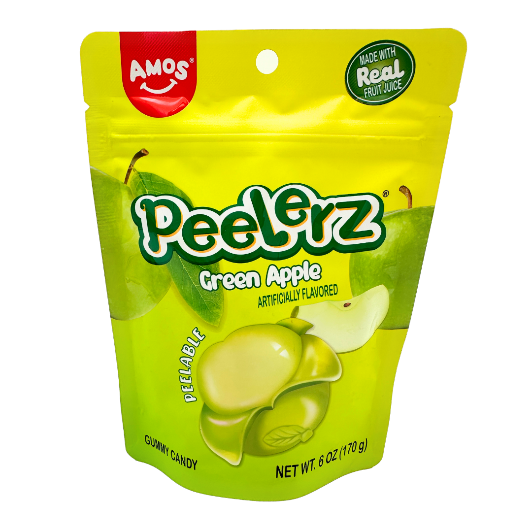 AMOS Peelerz Gummy Green Apple - 6oz
