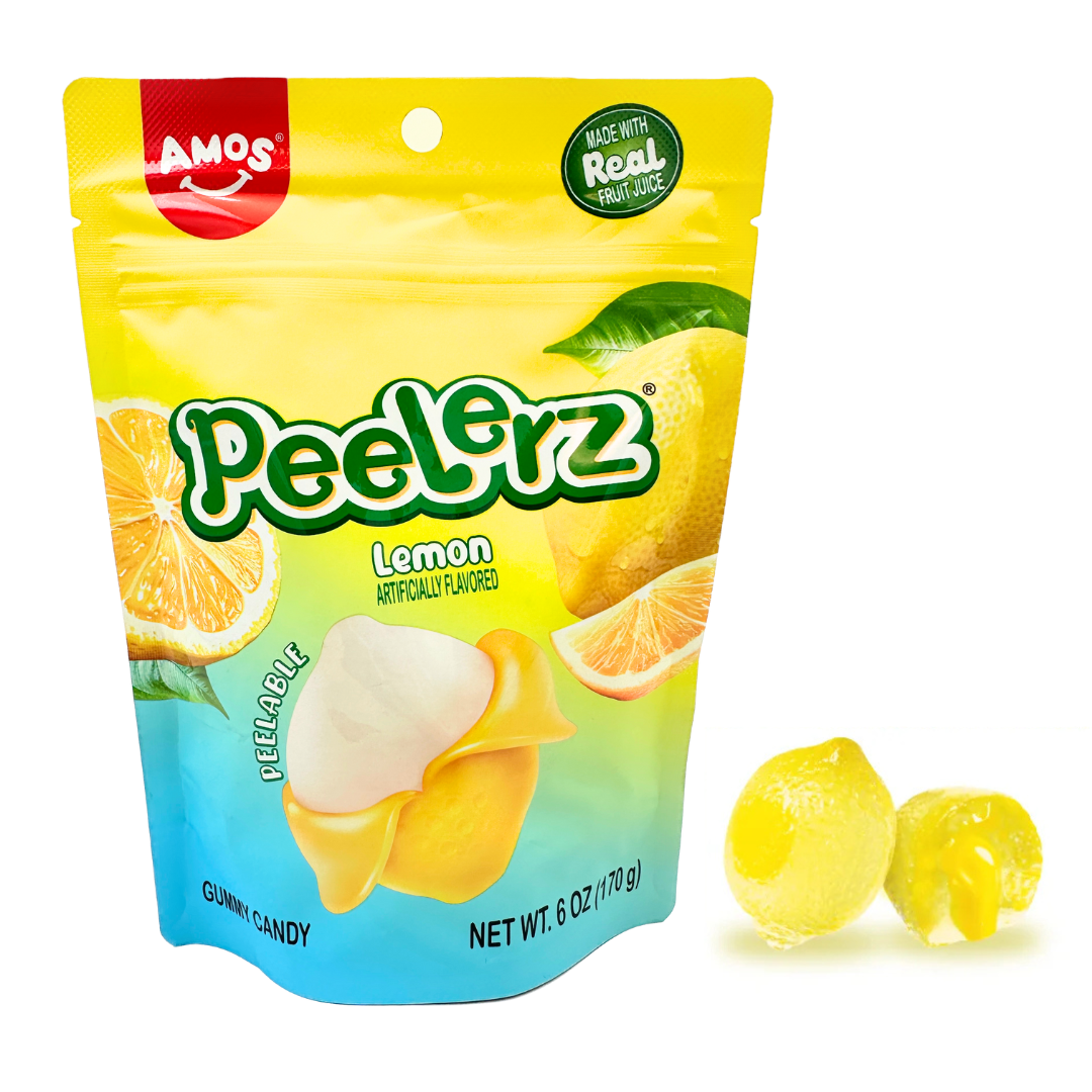 AMOS Peelerz Gummy Lemon - 6oz