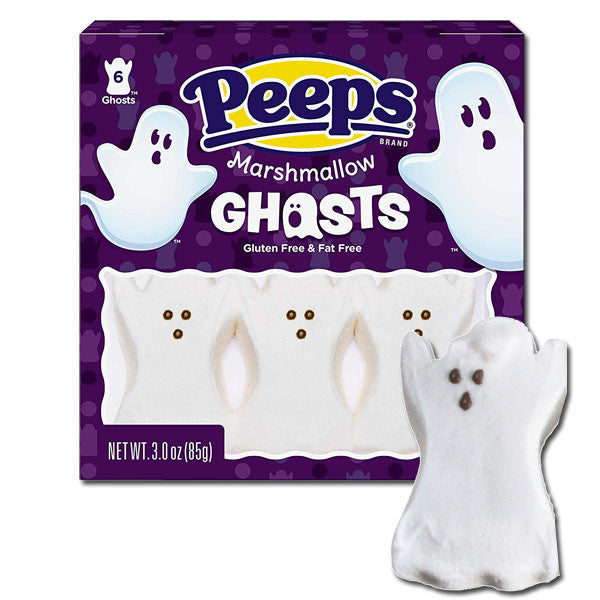 PEEPS Marshmallow Ghosts - 6ct