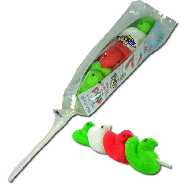 PEEPS Christmas Rainbow Lollipop