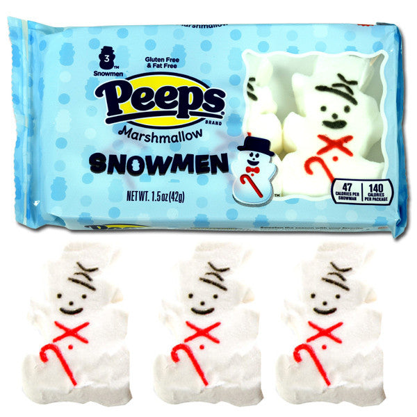 Peeps Snowmen