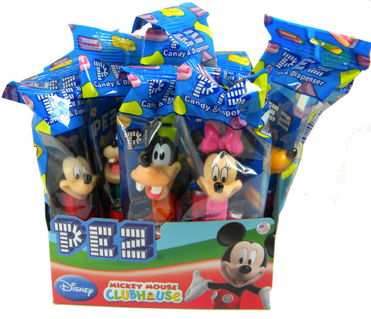 PEZ Candy With Dispenser 12ct - Disney Mickey