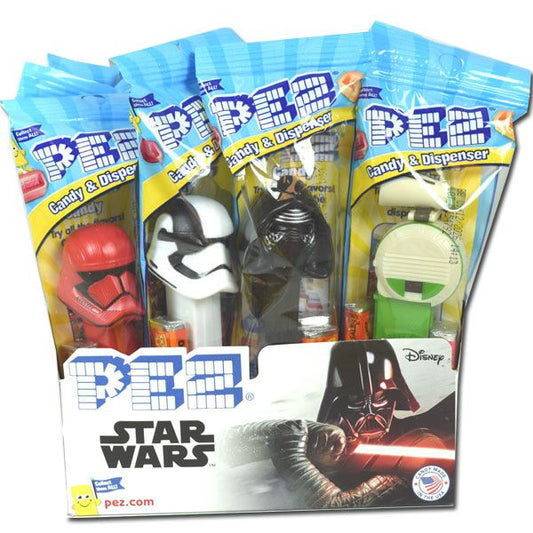 PEZ Candy With Dispenser 12ct - Star Wars