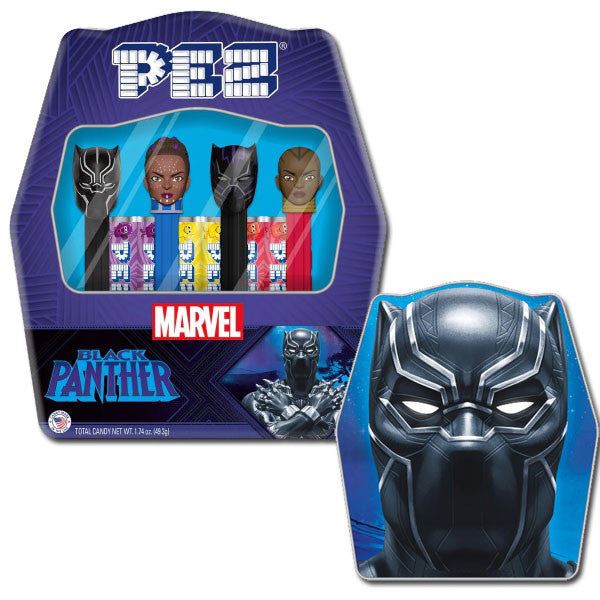Pez Black Panther Gift Set Tin