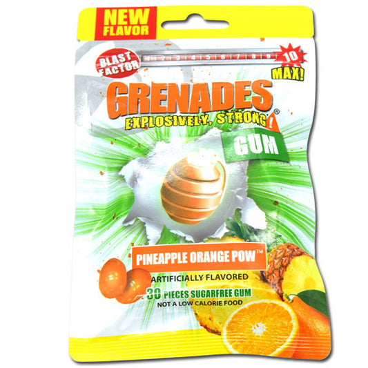 Grenades Pineapple Orange Chewing Gum