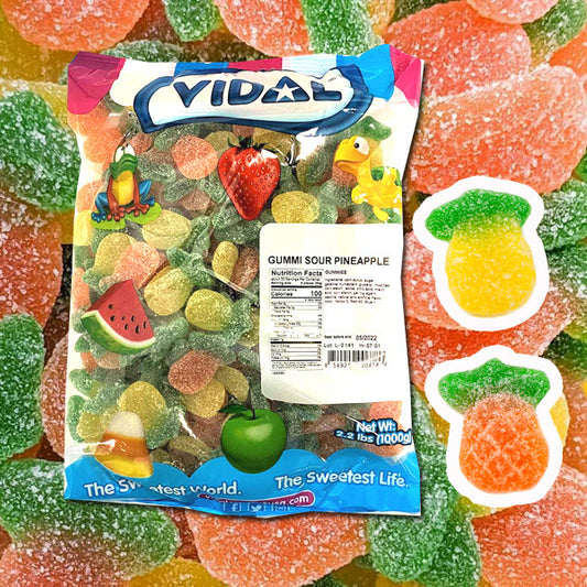 Vidal Gummi Pineapples