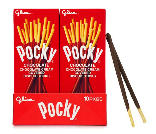 Pocky Chocolate Biscuit Sticks 10 Count
