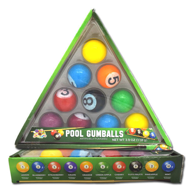 Pool Ball Gumballs 4oz