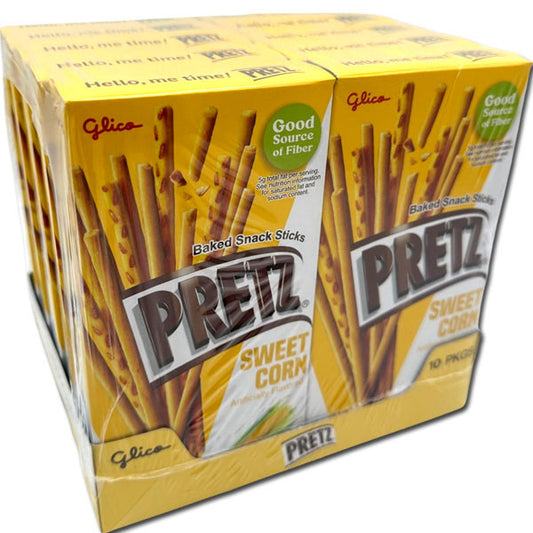 Glico PRETZ Sweet Corn Baked Snack Sticks - 10ct
