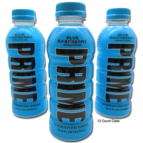 Prime Hydration Drink Blue Raspberry - 16.9oz / 12ct – Blair Candy Company