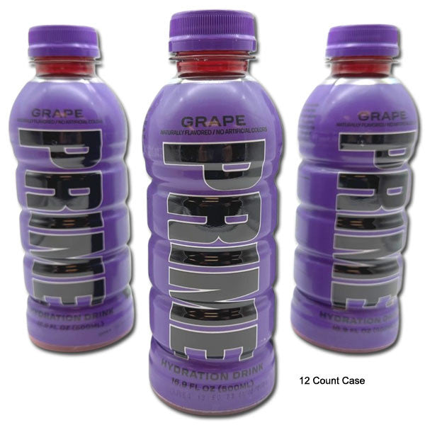 Prime Hydration Drink Grape - 16.9oz / 12ct