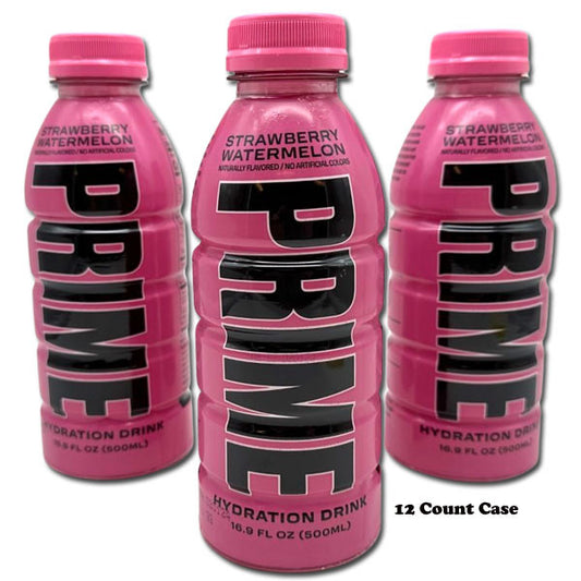 Prime Hydration Drink Strawberry Watermelon - 16.9oz / 12ct