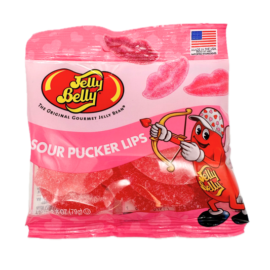Jelly Belly Sour Pucker Gummi Lips 2.8oz