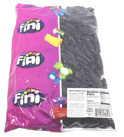 Purple Gummy Fish Nordic Grape 5lb Bag