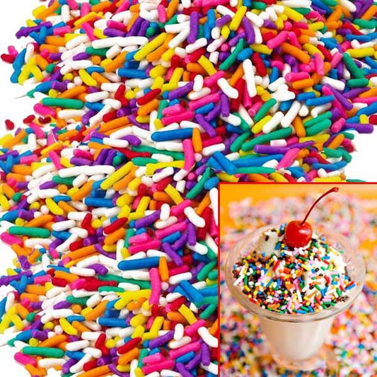 Rainbow Sprinkles / Jimmies - 10lb