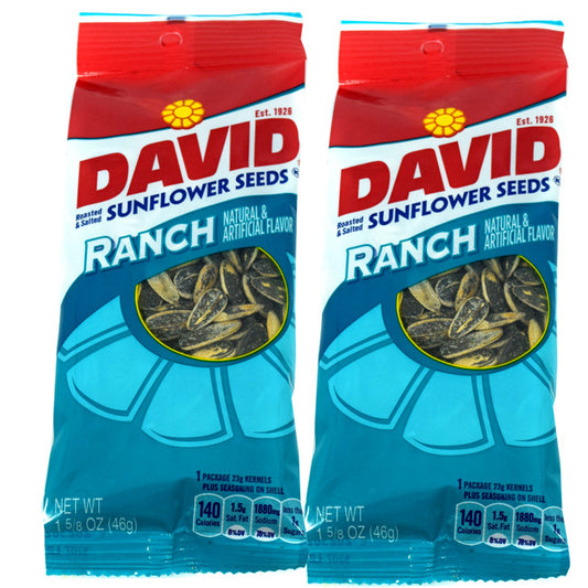 David Sunflower Seeds 12ct - Ranch