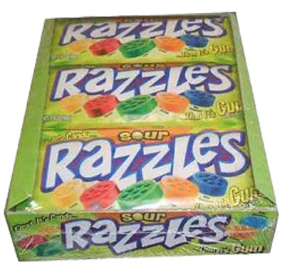 Razzles 24ct Nostalgic Candy - Sour