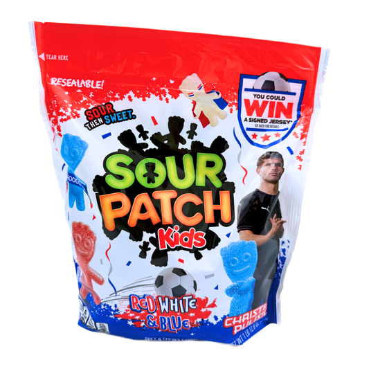 Red, White, and Blue Sour Patch Kids - 1.8lb