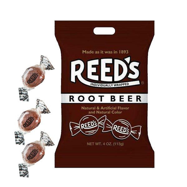Reed's Root Beer Hard Candies 4oz Bag