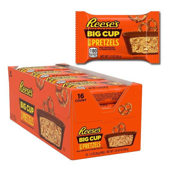 Reese's Big Cup With Pretzels 16 Count