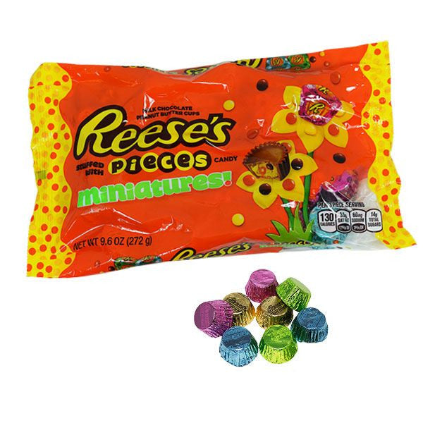 Reese's Pieces Peanut Butter Cups Mini 9.6oz