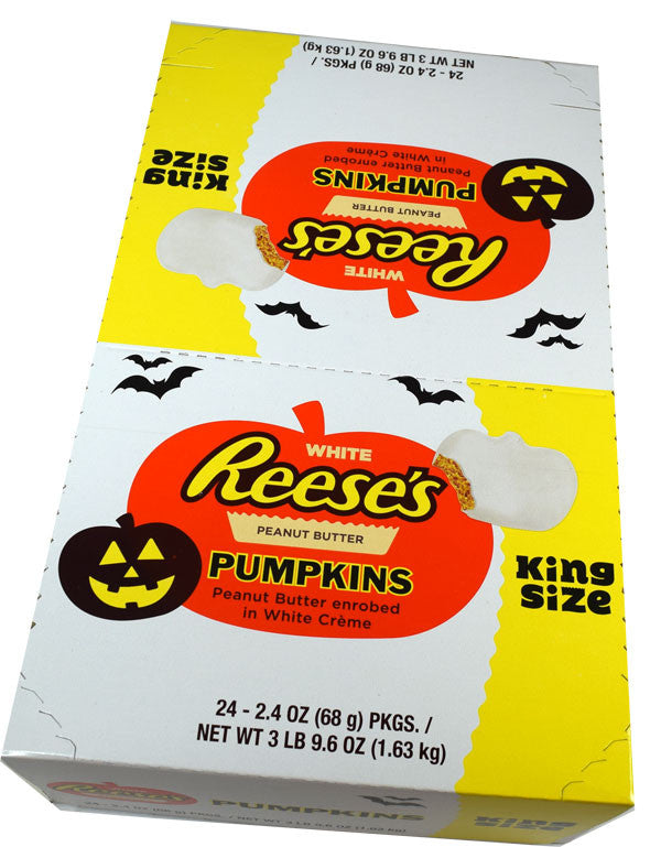 Reese's Pumpkin White Chocolate King Size 24 Count
