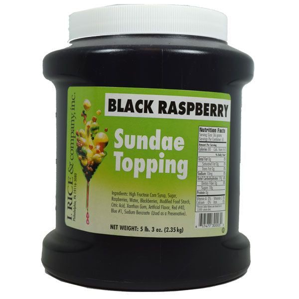 Rice's Black Raspberry Topping 4lbs