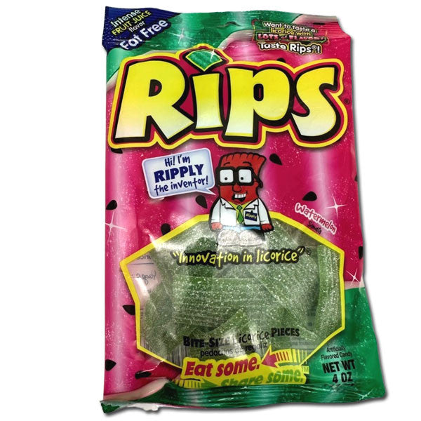Rips Bite-Sized Waterlemon Licorice - 4oz – Blair Candy Company