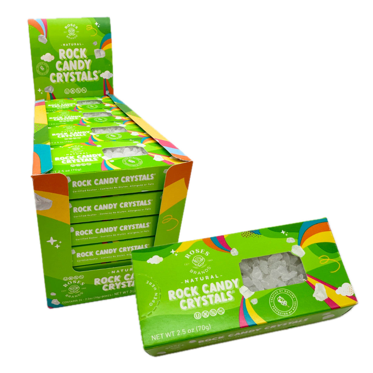 High Rocks Candy Rock Candy Crystals 24 Count – Blair Candy Company