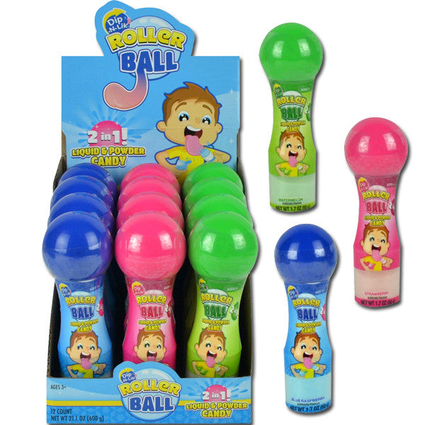 Rollerball Dip N Lick Candy 12 Count
