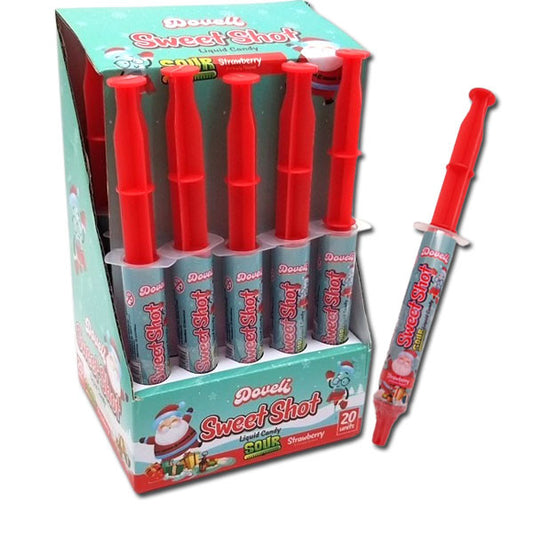 Sweet Shot Sour Christmas Candy 20 Count