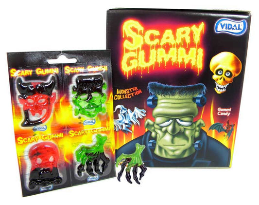 Scary Gummy Halloween Creatures 18 Packs (72 Monsters)