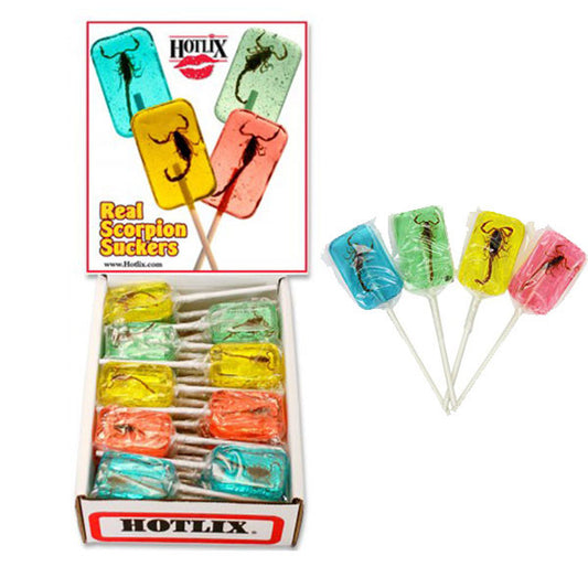 Scorpion Sucker Lollipops 36 Count