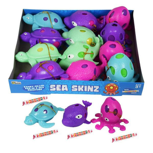 Sea Animal Skinz With Smarties 12 Count