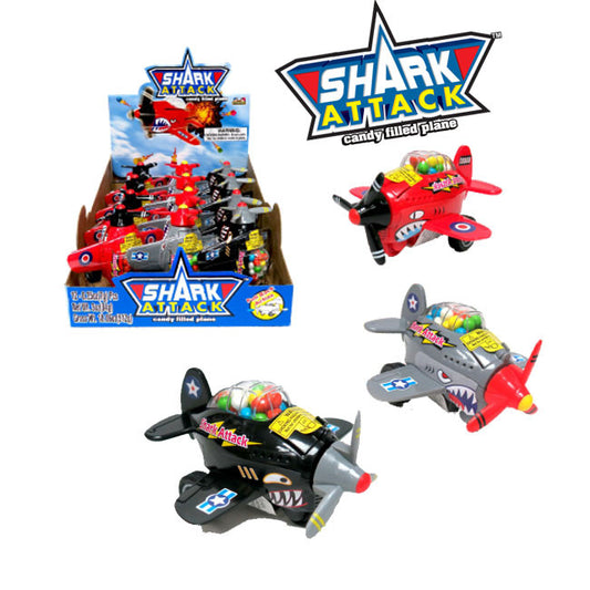 Shark Attack Candy Plane Toy 12 Count