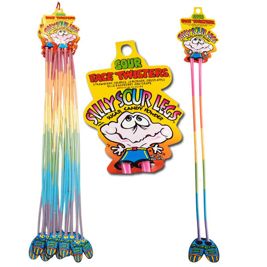 Silly Sour Legs Powder Candy 24 Count