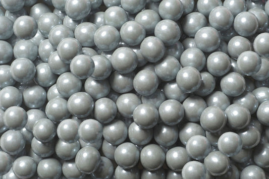 Silver Mini Chocolate Balls 2lb Bag Sixlets