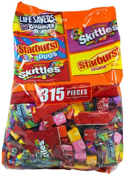 Skittle Starburst Variety Bag 315 Pieces
