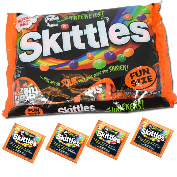Skittles Shriekers Fun Size 10.72oz Bag