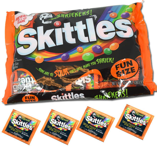 Skittles Shriekers Fun Size 10.72oz Bag
