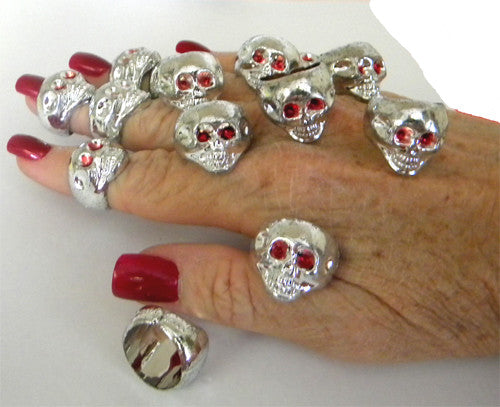 Skull Rings 48ct Bag (Plastic)