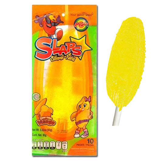 Slaps Lollipop Mango 10 Count