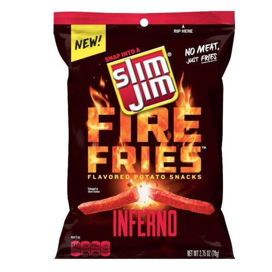 Slim Jim Inferno Fries 2.75oz Bag