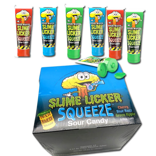 Slime Licker Squeeze 12 Count Candy Dynamics