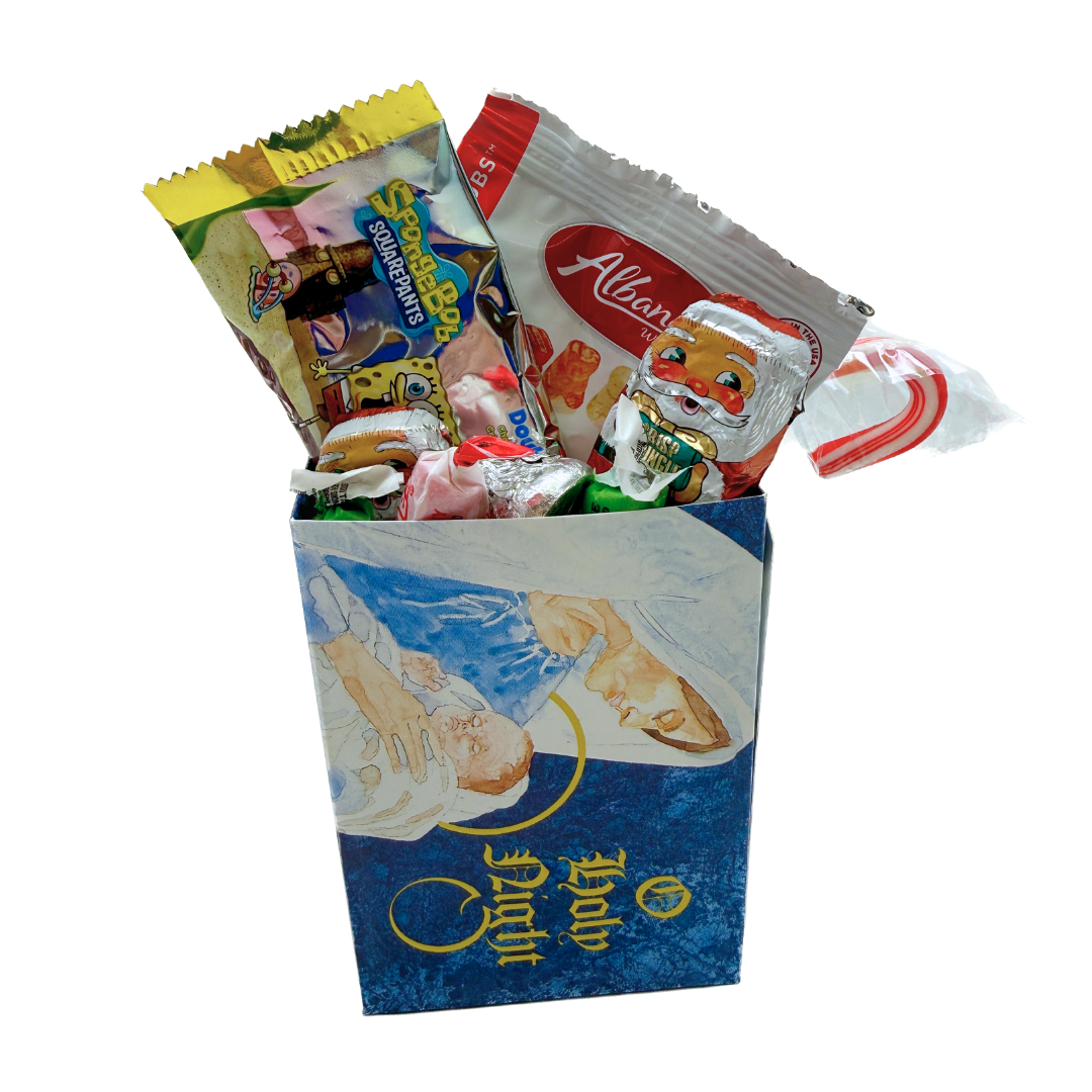 Personal Size Christmas Candy Treat Box for Kids - Religious