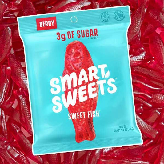 Smart Sweets Gummi Red Fish 1.8oz Bag