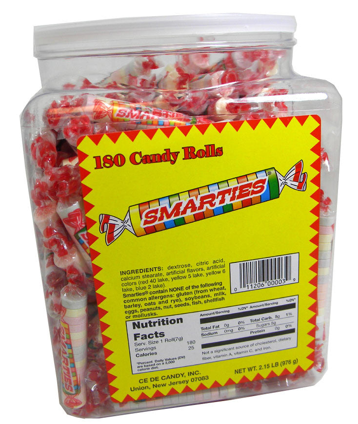 Smarties 180 Count Jar – Blair Candy Company