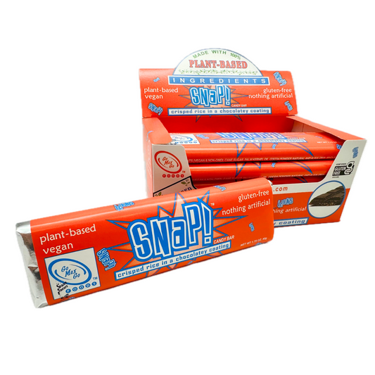 Snap Vegan Candy Bars 12 Count